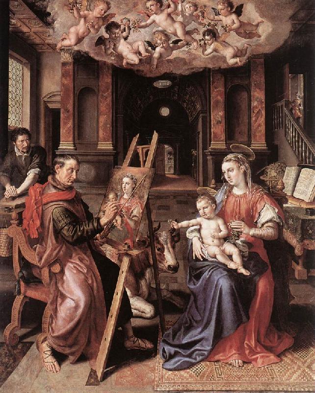 VOS, Marten de St Luke Painting the Virgin Mary awr